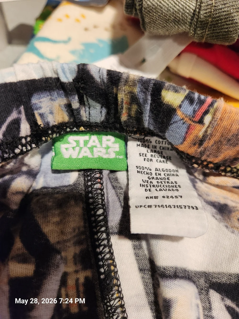 Star Wars Women Black and Gold Tank Pajama Set